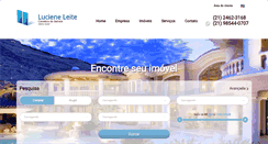 Desktop Screenshot of lucieneleitecorretoradeimoveis.com